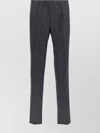Tagliatore Single-breasted Pinstriped Suit Jacket In Gray