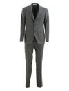Tagliatore Long-sleeved Coat Belt Ring Trousers Suit