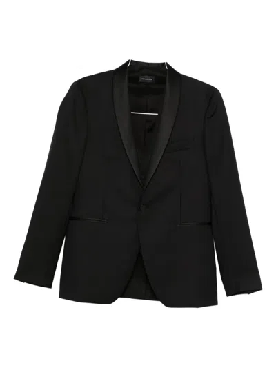 Tagliatore Single-breasted Suit In Black