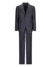 Tagliatore Single-breasted Suit In Blue