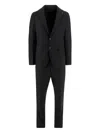Tagliatore Single-breasted Two-piece Suit Set In Black