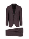 Tagliatore Tailored Suit With Flat Front Trousers In Black