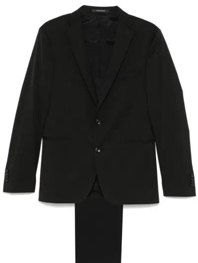 Tagliatore Single-breasted Suit In ブラック