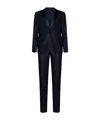 Tagliatore Single-breasted Suit In Black