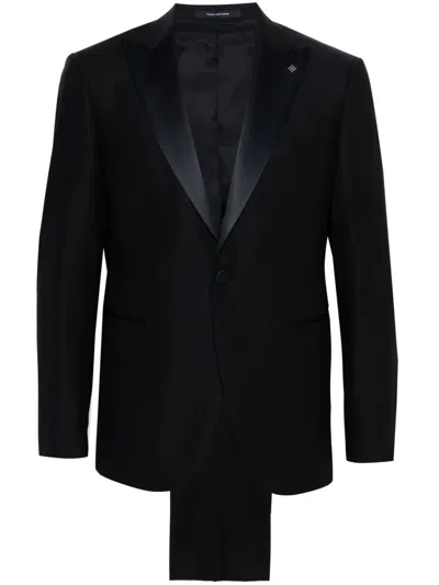 Tagliatore Single-breasted Suit In Blue