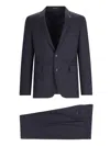 Tagliatore Wool Suit In Blue