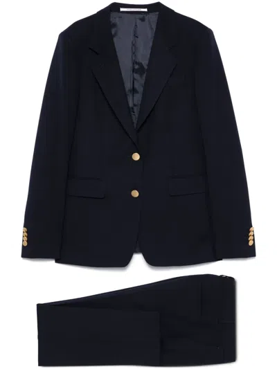 Tagliatore Single-breasted Suit In Multicolor