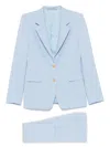 Tagliatore Single-breasted Suit In Blue