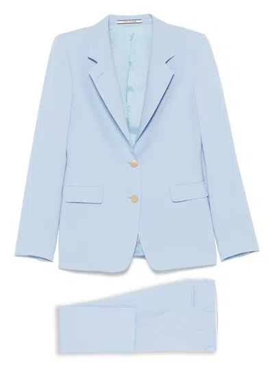 Tagliatore Single-breasted Suit In Blue