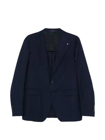 Tagliatore Single-breasted Suit In Blue