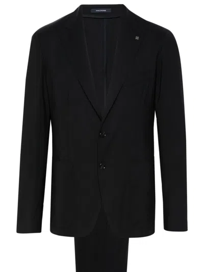 Tagliatore Single-breasted Suit In Blue