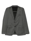 Tagliatore Single-breasted Suit In Gray