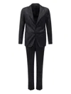 Tagliatore Single-breasted Suit In Gray