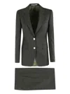 Tagliatore Single-breasted Suit In Green