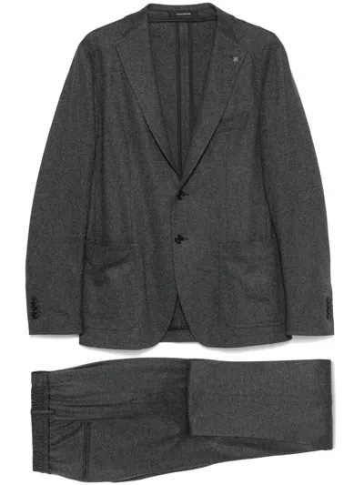 Tagliatore Single-breasted Suit In Grey