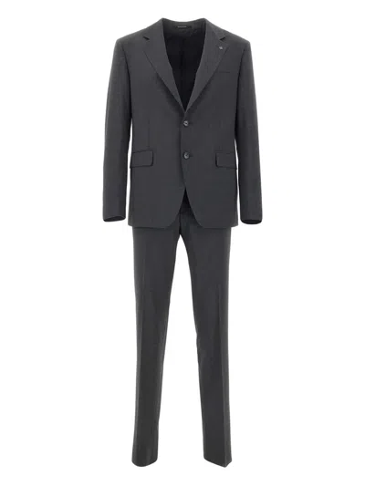 Tagliatore Single-breasted Suit In Grey