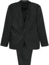 Tagliatore Single-breasted Suit In Grey