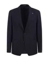 Tagliatore Single-breasted Tailored Blazer In Black