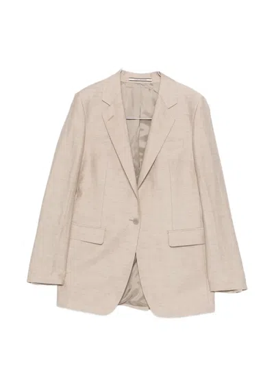 Tagliatore Single-breasted Suit In Neutral