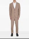 Tagliatore Men Two-piece Suit In Wool And Silk Blend In Neutrals