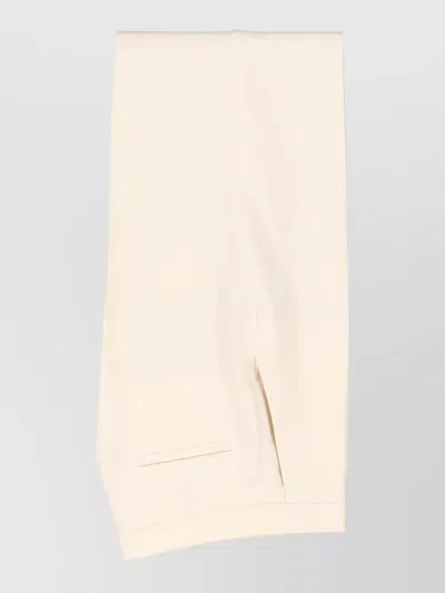 Tagliatore Single Breasted Suit Notch Lapel Belt Loops In Neutral