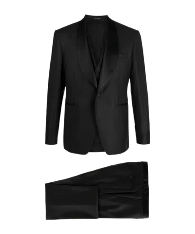 TAGLIATORE SINGLE-BREASTED THREE-PIECE SUIT