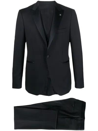 Tagliatore Single-breasted Two-piece Suit In Blau
