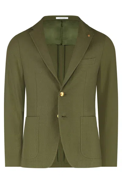 Tagliatore Single-breasted Two-button Jacket In Green