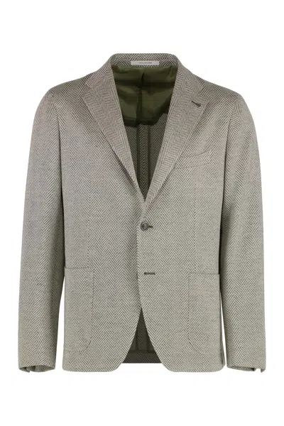 TAGLIATORE TAGLIATORE SINGLE-BREASTED TWO-BUTTON JACKET