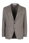 Tagliatore Single-breasted Two-button Jacket In Gray
