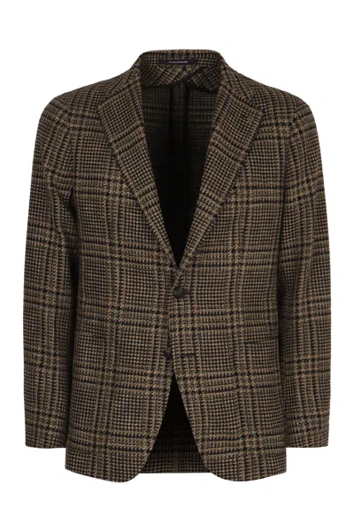 Tagliatore Single-breasted Two-button Jacket In Brown