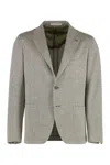 Tagliatore Men's Single-breasted Two-button Jacket In Green