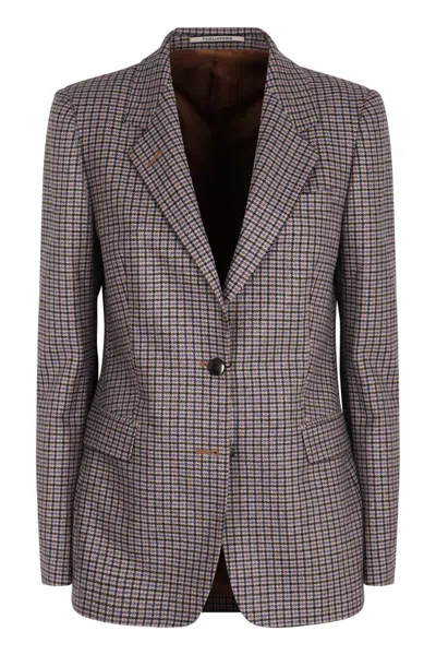 Tagliatore Single-breasted Two-button Jacket In Brown