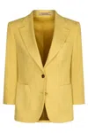 Tagliatore Single-breasted Two-button Jacket In Yellow
