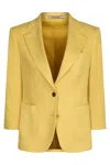 Tagliatore Single-breasted Two-button Jacket In Yellow