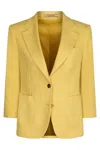 Tagliatore Single-breasted Two-button Jacket In Yellow