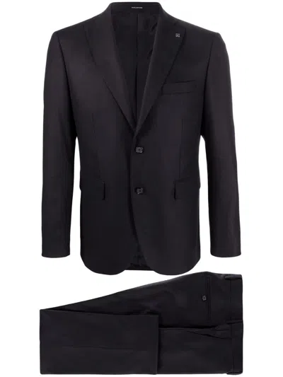 Tagliatore Single-breasted Two-piece Suit In Blau