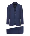 Tagliatore Single-breasted Two-piece Suit Set In Blue