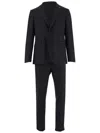 Tagliatore Single-breasted Two-piece Suit Set In Gray