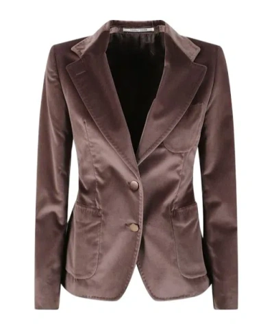 TAGLIATORE TAGLIATORE SINGLE BREASTED VELVET JACKET