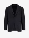 Tagliatore Single-breasted Wool Jacket With Lapel Collar