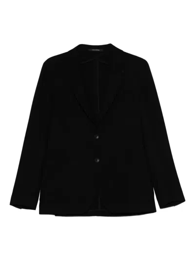TAGLIATORE SINGLE-BREASTED VIRGIN-WOOL BLAZER