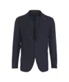 Tagliatore Single-breasted Virgin Wool Blazer With Notched Lapels