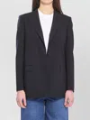 Tagliatore Single Breasted Virgin Wool Stretch Jacket In Multi