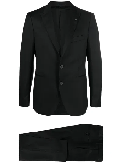 TAGLIATORE SINGLE-BREASTED VIRGIN WOOL SUIT