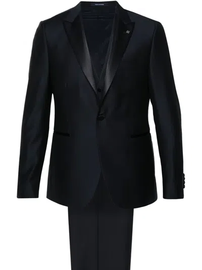 TAGLIATORE SINGLE-BREASTED VIRGIN WOOL SUIT