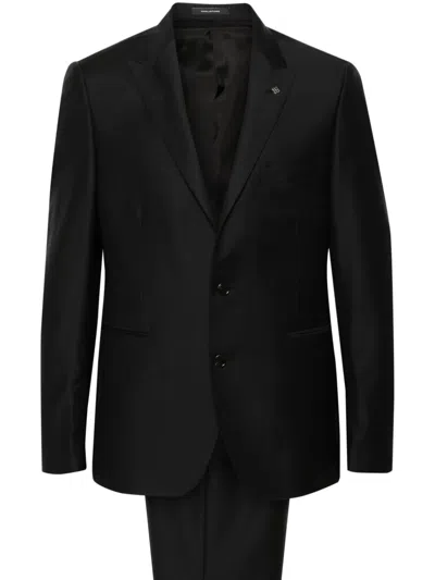 Tagliatore Einreihiger Anzug In Schwarz