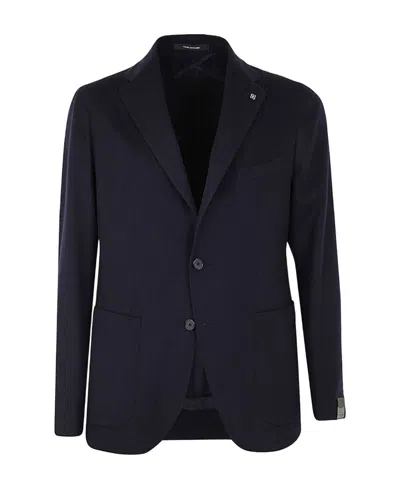 TAGLIATORE SINGLE-BREASTED WOOL-CASHMERE BLAZER