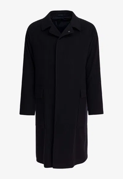 TAGLIATORE SINGLE-BREASTED WOOL COAT