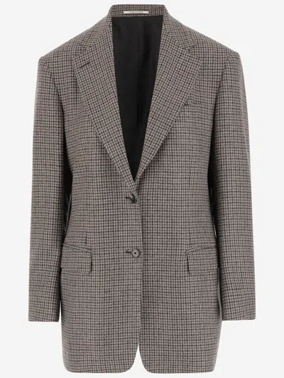 TAGLIATORE SINGLE-BREASTED WOOL JACKET